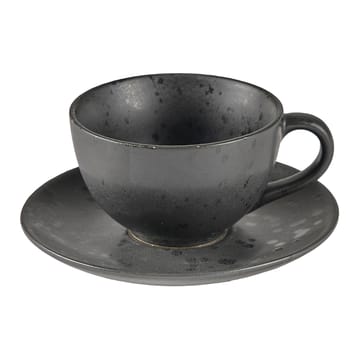 Bitz kopp med teskål - Svart - Bitz