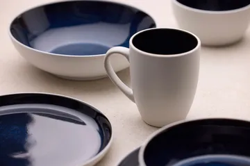 Bitz krus gastro 30 cl - Hvit-mørk blå - Bitz