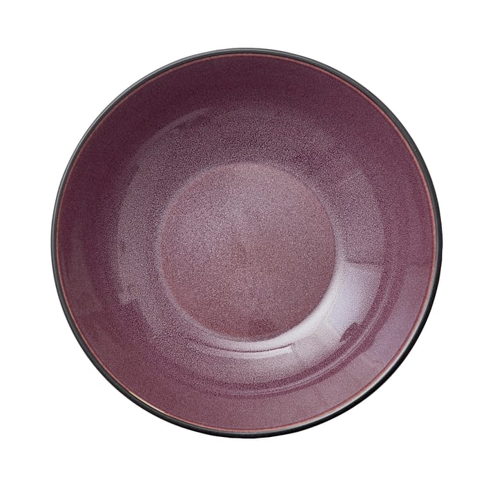 Bitz pastaskål Ø20 cm svart, Svart-lilla Bitz