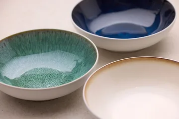 Bitz pastaskål gastro Ø20 cm - Hvit-grønn - Bitz