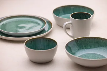 Bitz pastaskål gastro Ø20 cm - Hvit-grønn - Bitz