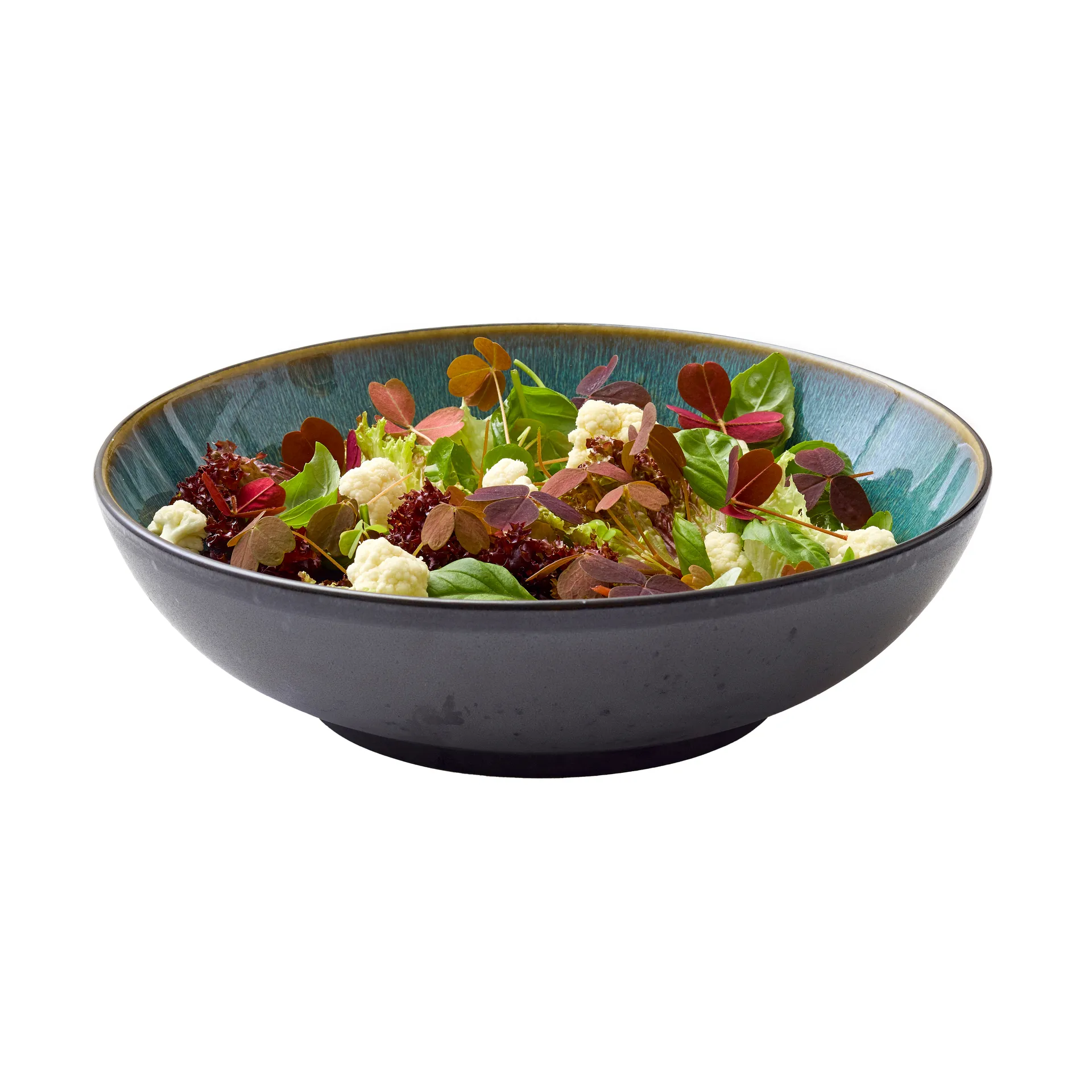 Bitz salatbolle Ø24 cm, Svart-grønn Bitz