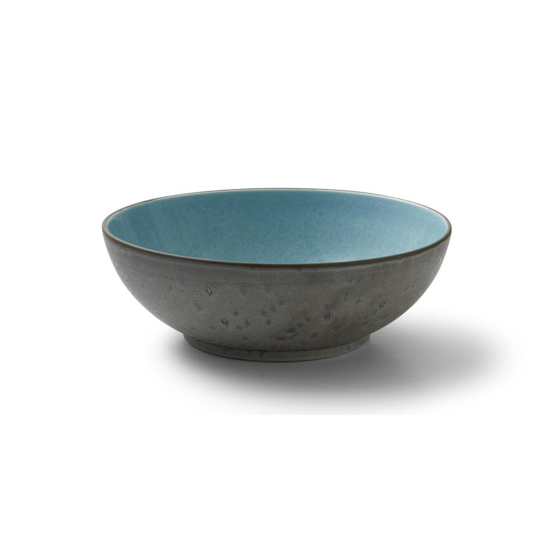 Bitz salatskål Ø30 cm Grå-lyseblå | Skandinavisk Design | Salatbolle | Blå