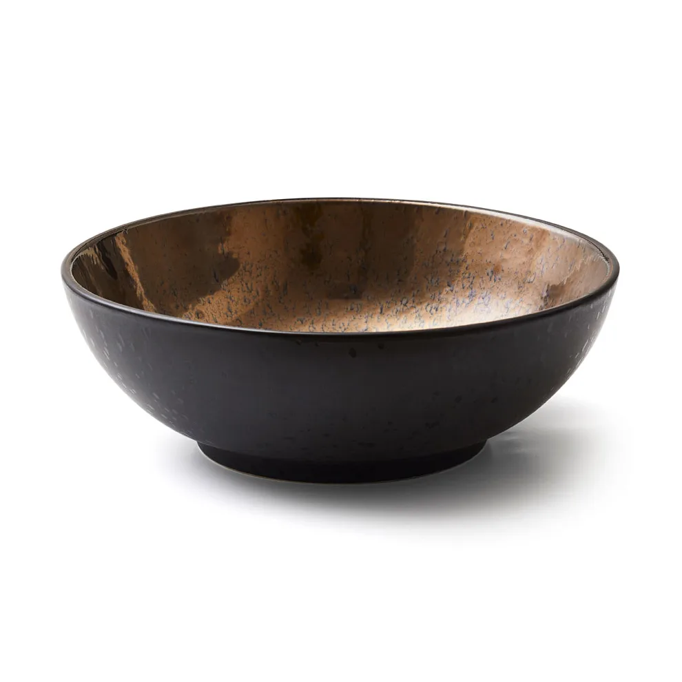 Bitz salatskål Ø30 cm, Svart-brons Bitz