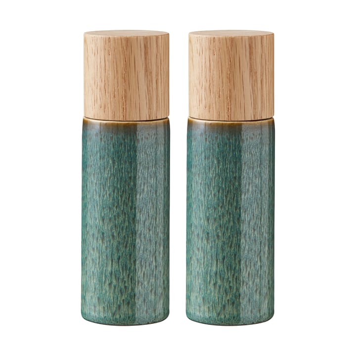 Bitz Salt- & Pepperkvern 17 cm 2 deler - Grønn - Bitz