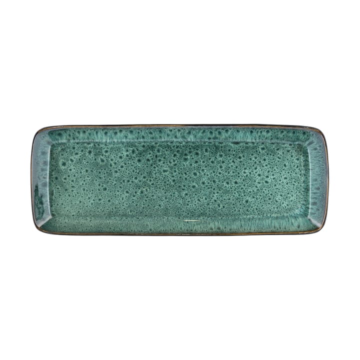 Bitz serveringsfat 38x14 cm, Svart-grønn Bitz