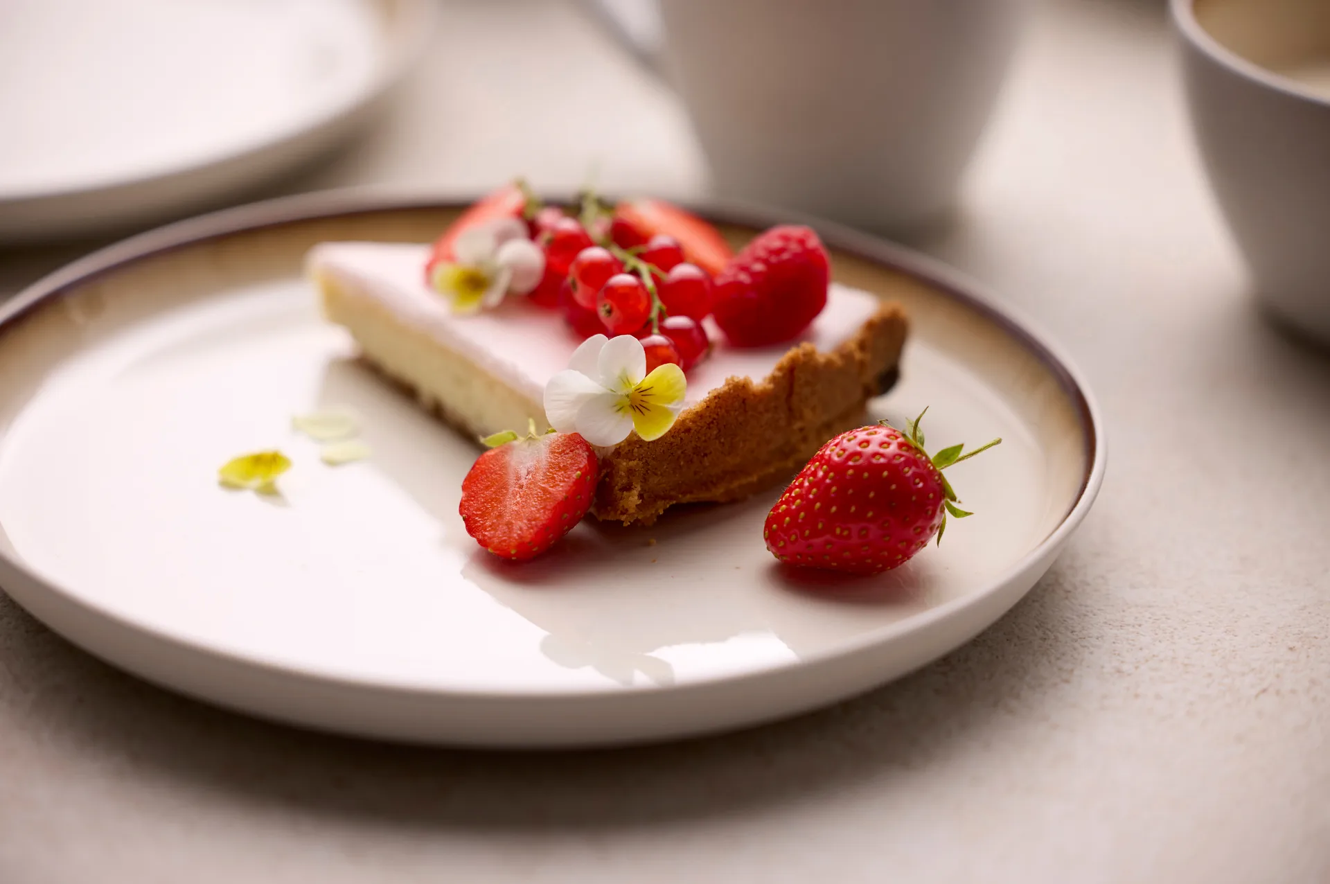 Bitz tallerken gastro Ø 21 cm, Hvit-kremhvit Bitz