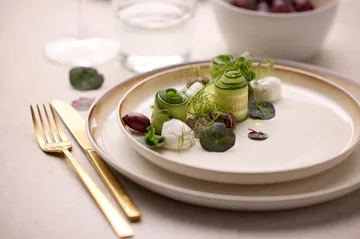 Bitz tallerken gastro Ø 21 cm - Hvit-kremhvit - Bitz