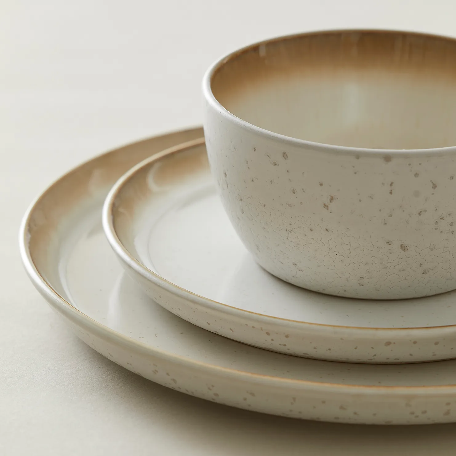 Bitz tallerken gastro Ø 21 cm, KRemhvit-creme Bitz