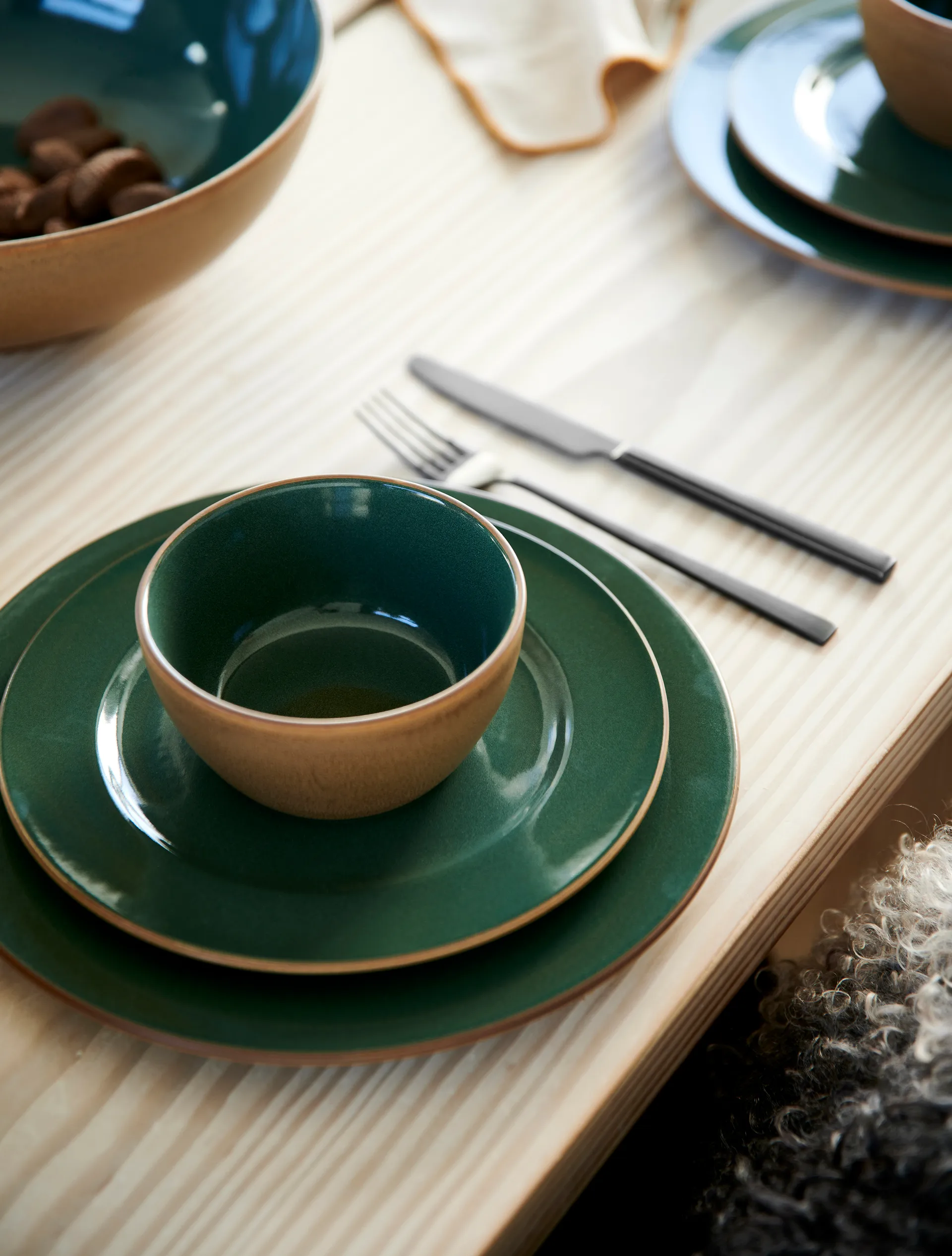 Bitz Wood tallerken Ø 27 cm, Wood-forest Bitz