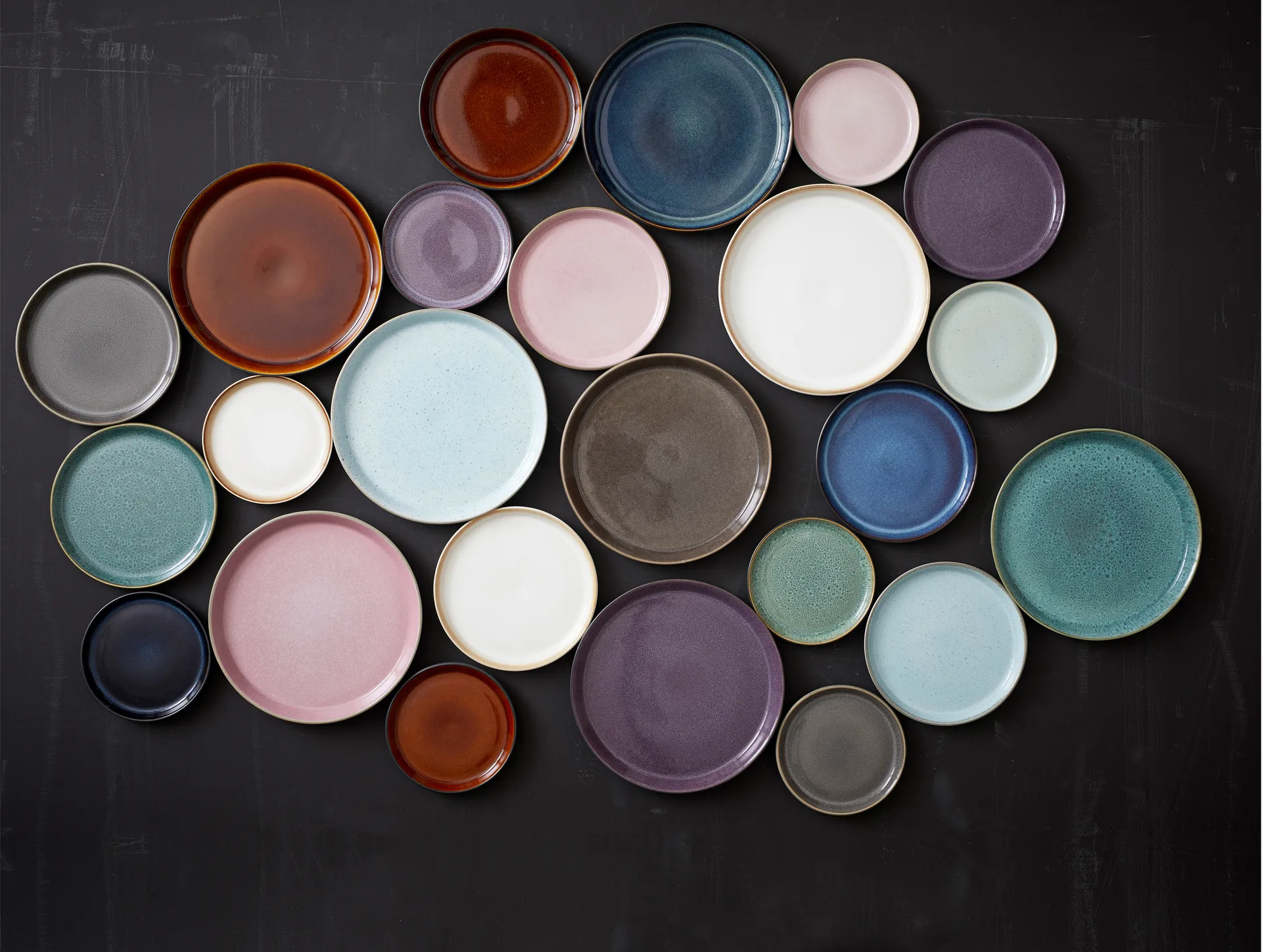 Gastro tallerken Ø17 cm, Svart-mørkblå Bitz