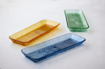 Kusintha serveringsfat rektangulært 14x38 cm - Blue - Bitz