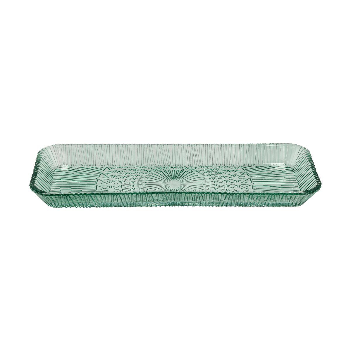 Bitz Kusintha serveringsfat rektangulært 14x38 cm Green