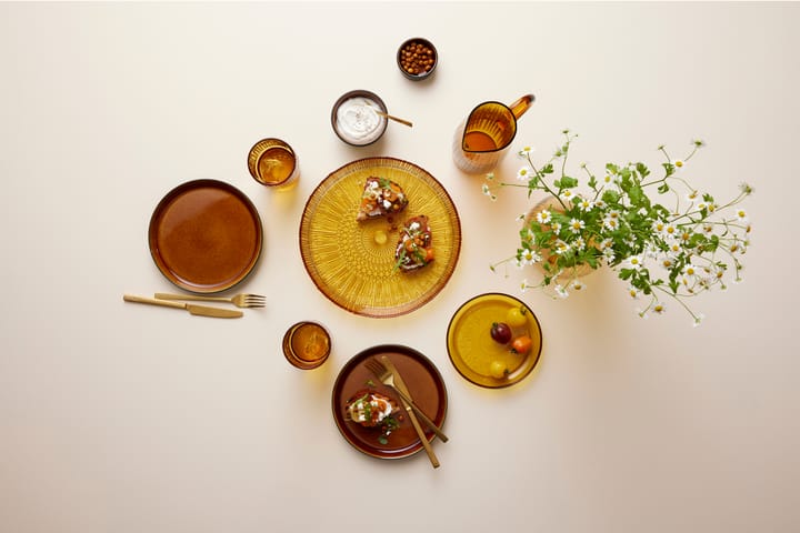 Kusintha serveringsfat rund Ø30 cm, Amber Bitz