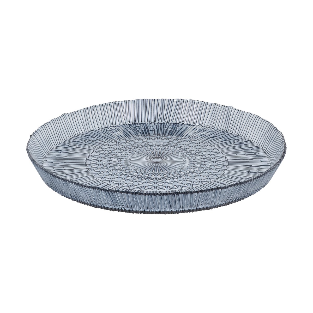 Bitz Kusintha serveringsfat rund Ø30 cm Blue