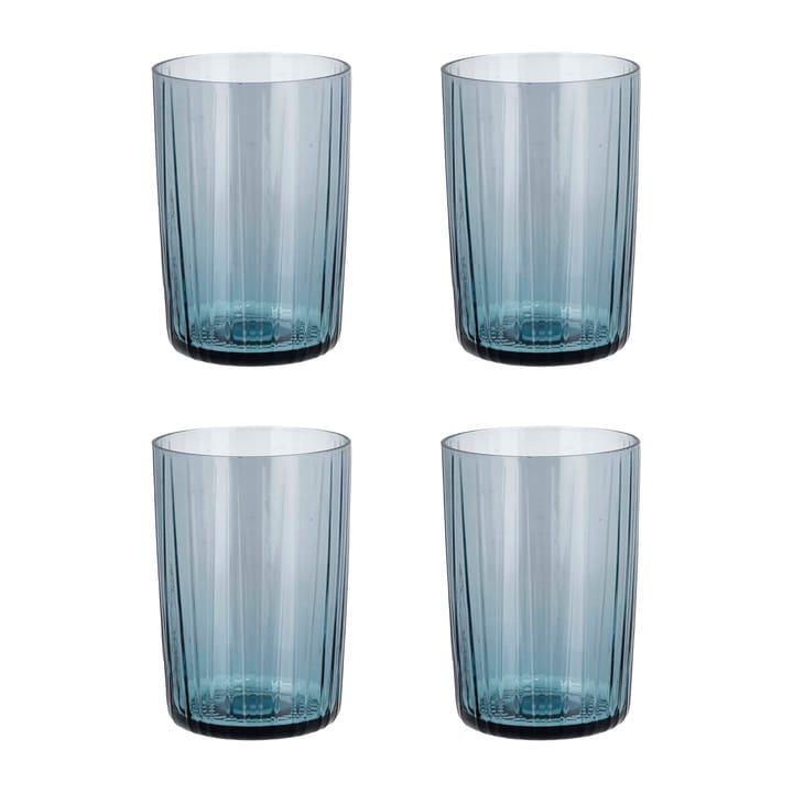 Kusintha vannglass 28 cl 4-pakning - Blå - Bitz