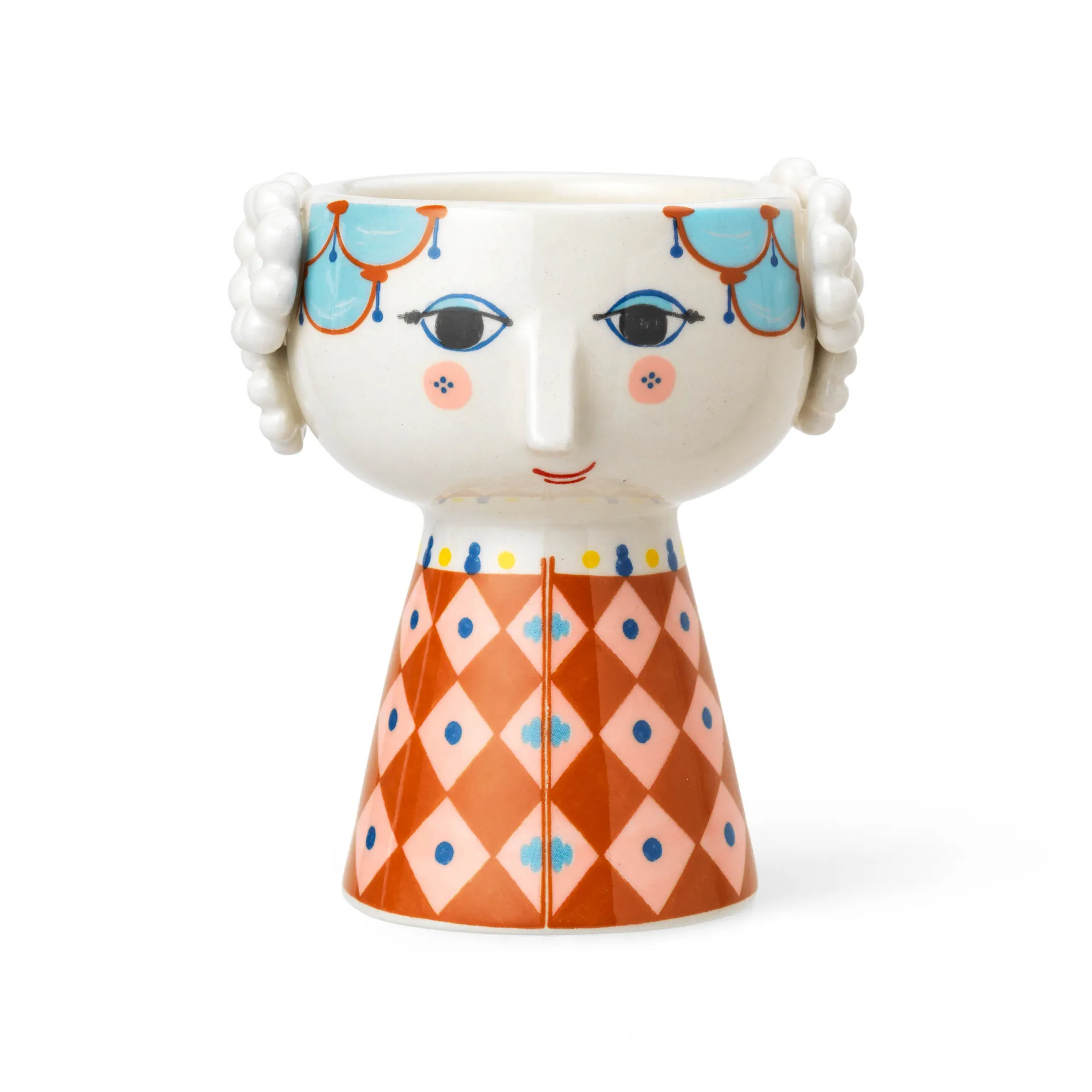 Eva lysestake 9,5 cm, Terrakotta Bjørn Wiinblad