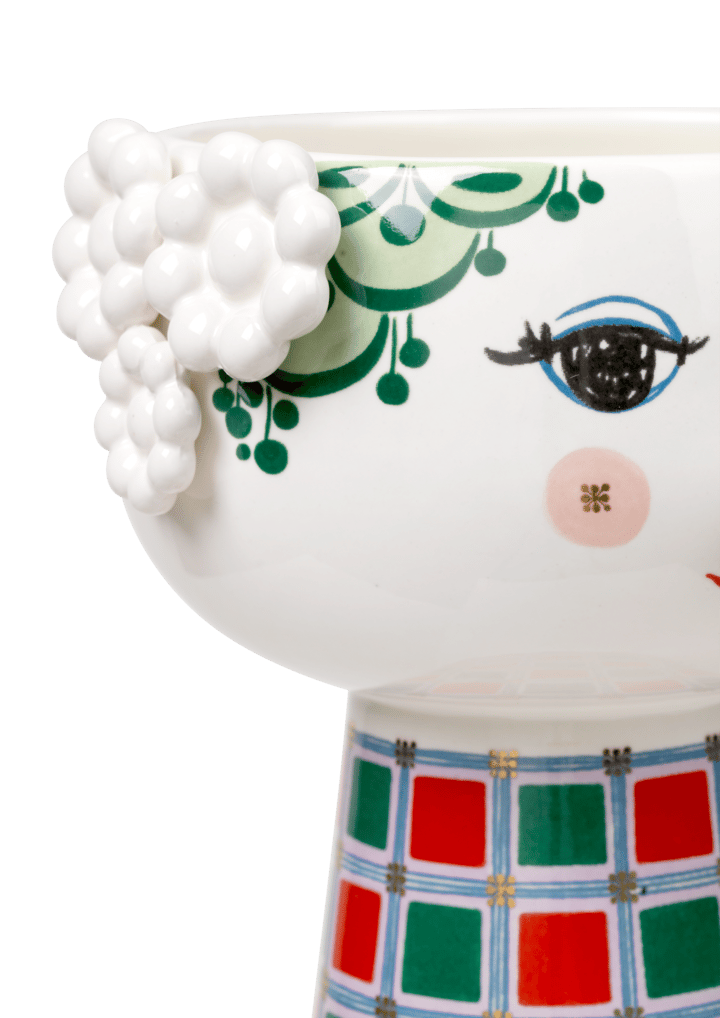 Eva vase 18,5 cm, mørkegrønn Bjørn Wiinblad