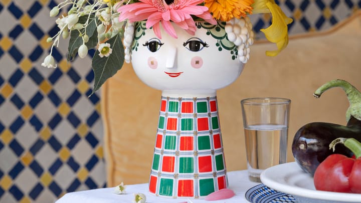 Eva vase 18,5 cm, mørkegrønn Bjørn Wiinblad