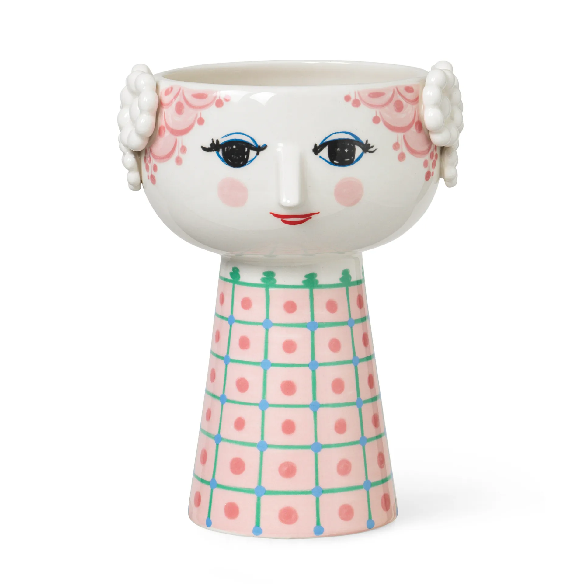 Eva vase 18,5 cm, Rosa Bjørn Wiinblad
