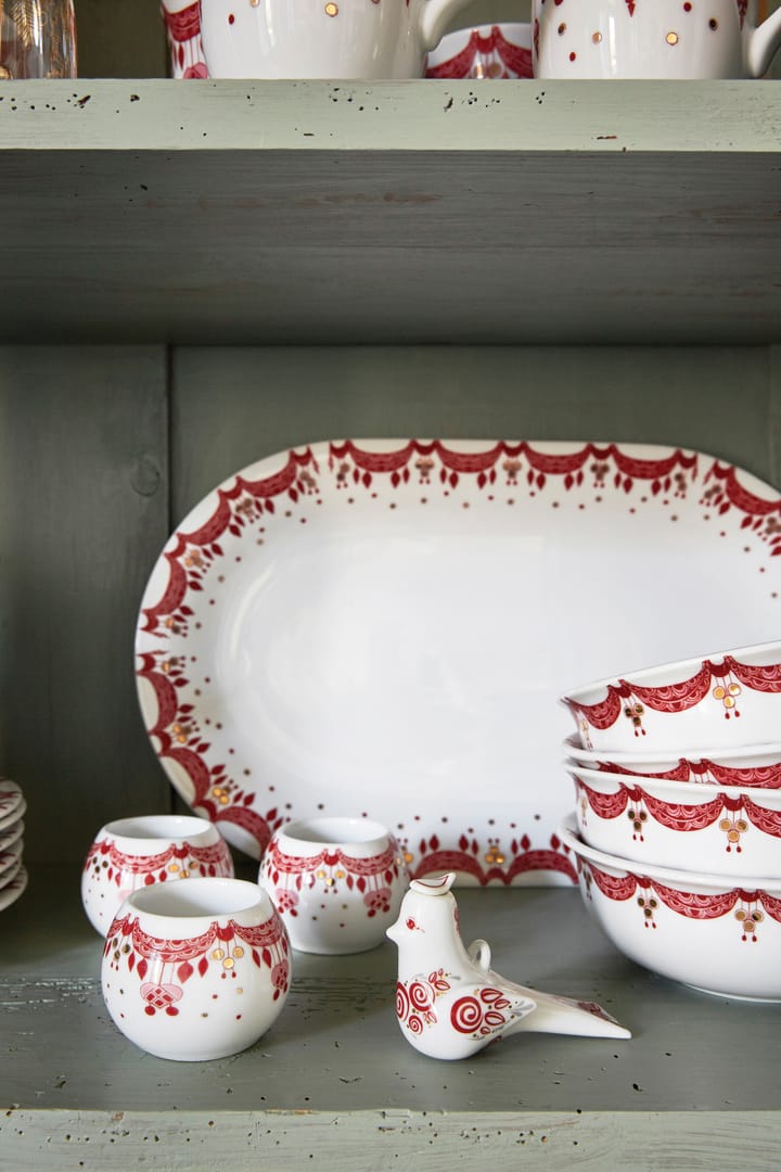 Guirlande lyslykt 5 cm, Rød Bjørn Wiinblad