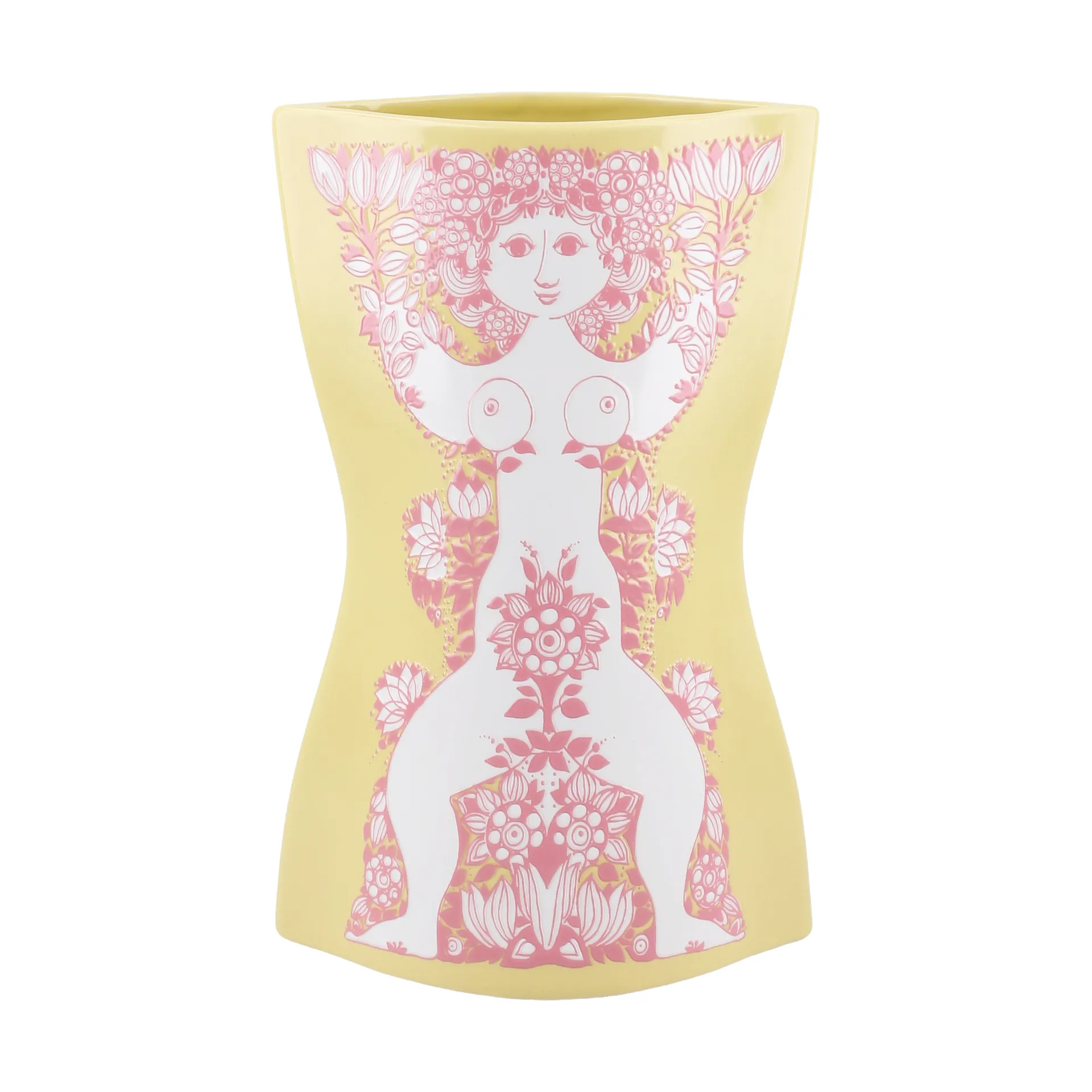 Nina vase, Gul-rosa, 22 cm Bjørn Wiinblad