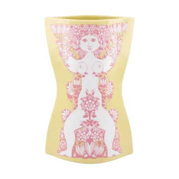 Nina vase - Gul-rosa, 22 cm - Bjørn Wiinblad