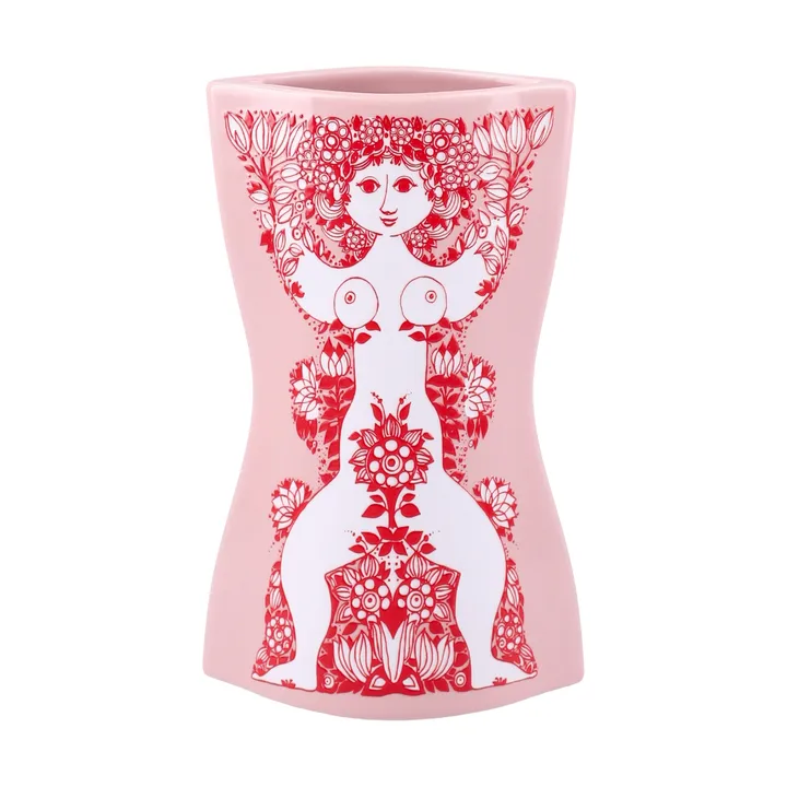 Nina vase - Pink-rød, 16,5 cm - Bjørn Wiinblad