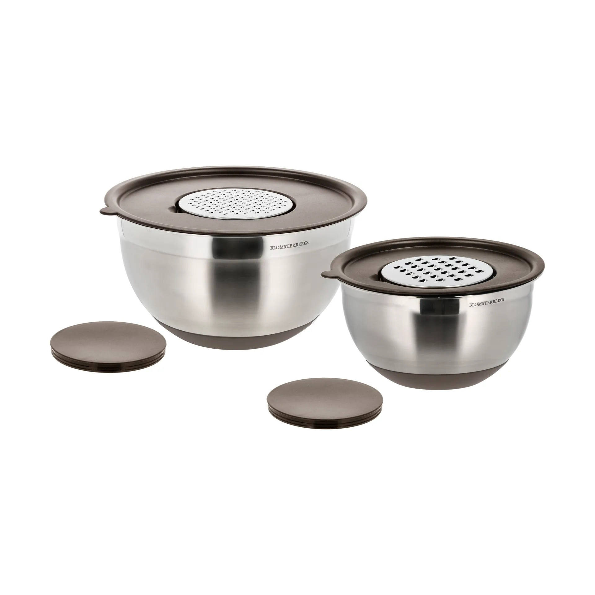 Blomsterbergs bollesett, Latte, rustfritt stål, 6 deler Blomsterbergs
