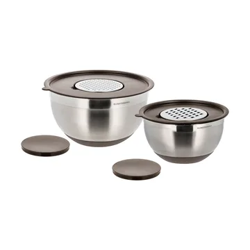 Blomsterbergs bollesett - Latte, rustfritt stål, 6 deler - Blomsterbergs