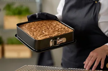 Blomsterbergs kvadratiske springform 24x24x6 cm - Rustfritt stål - Blomsterbergs