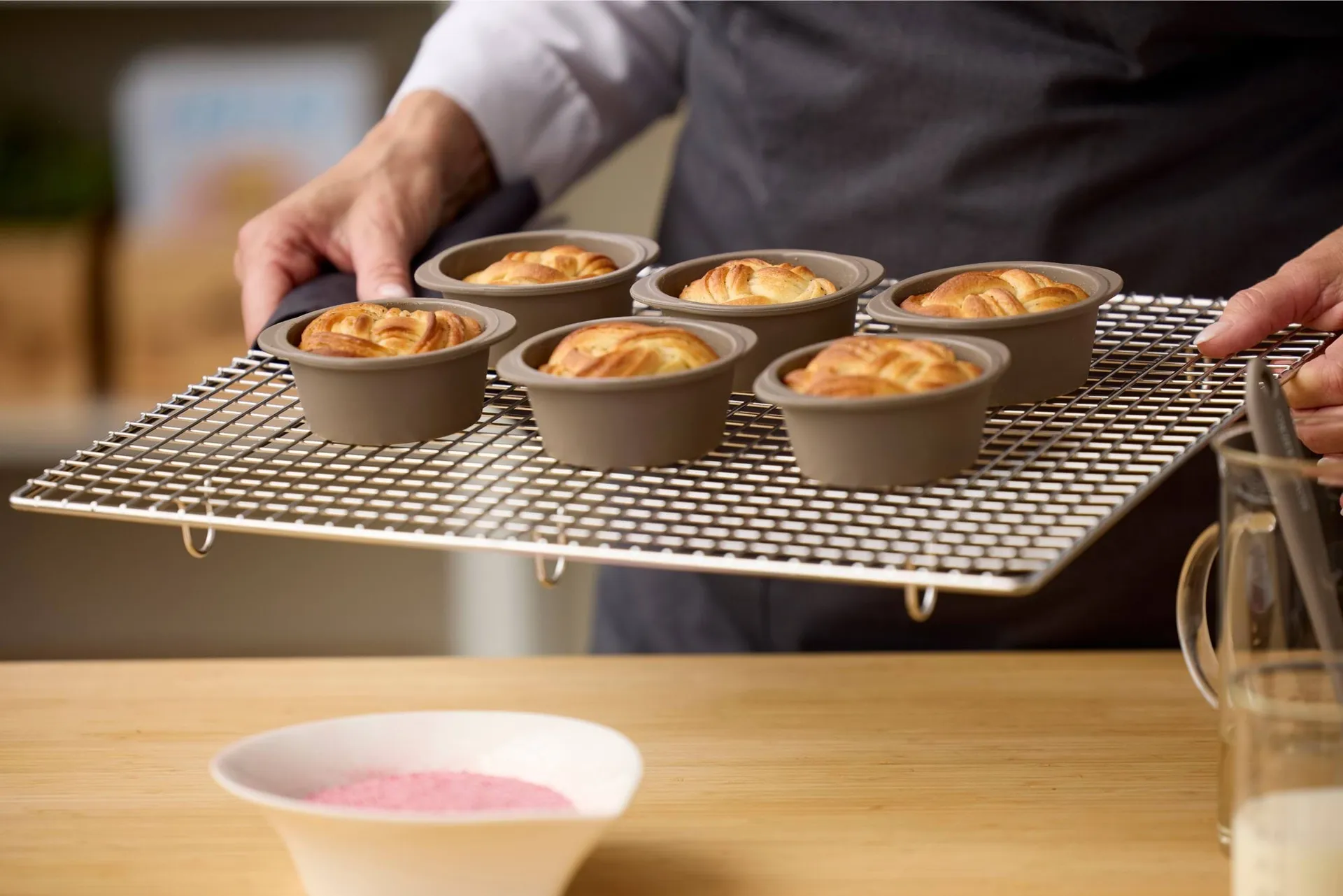 Blomsterbergs muffins spiralform, Latte, 6-pakning Blomsterbergs