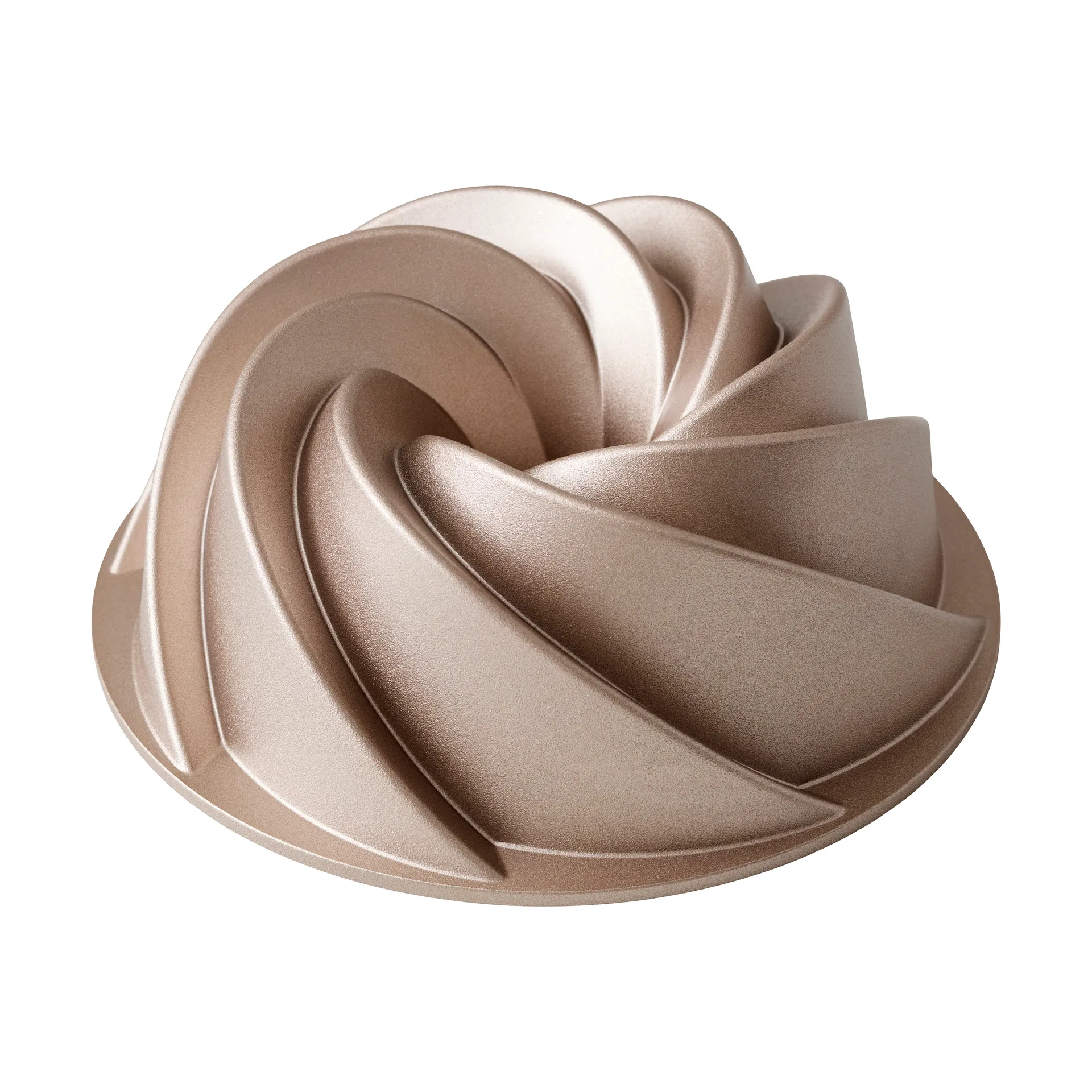 Blomsterbergs sukkerkakeform swirl 24x9 cm, Rose gold Blomsterbergs