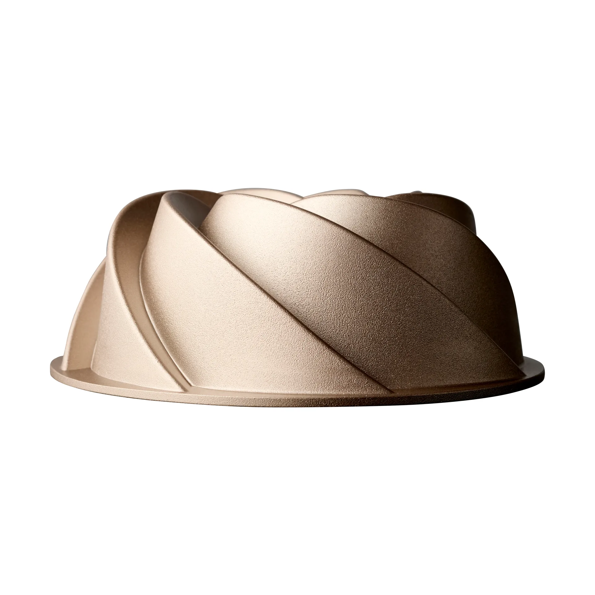 Blomsterbergs sukkerkakeform swirl 24x9 cm, Rose gold Blomsterbergs