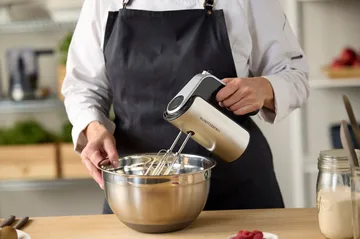 Miksebolle med silikonbunn latte - 5 liter - Blomsterbergs