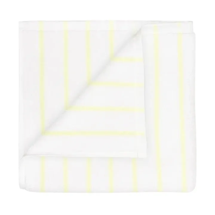 Arto håndkle - 2-pakning, Transparent yellow-white, 30x50 cm - blomus