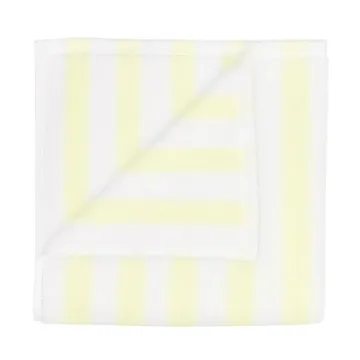 Arto håndkle - 2-pakning, White-transparent yellow, 30x50 cm - blomus