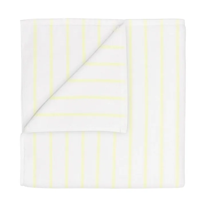 Arto håndkle - Transparent yellow-white, 70x140 cm - blomus