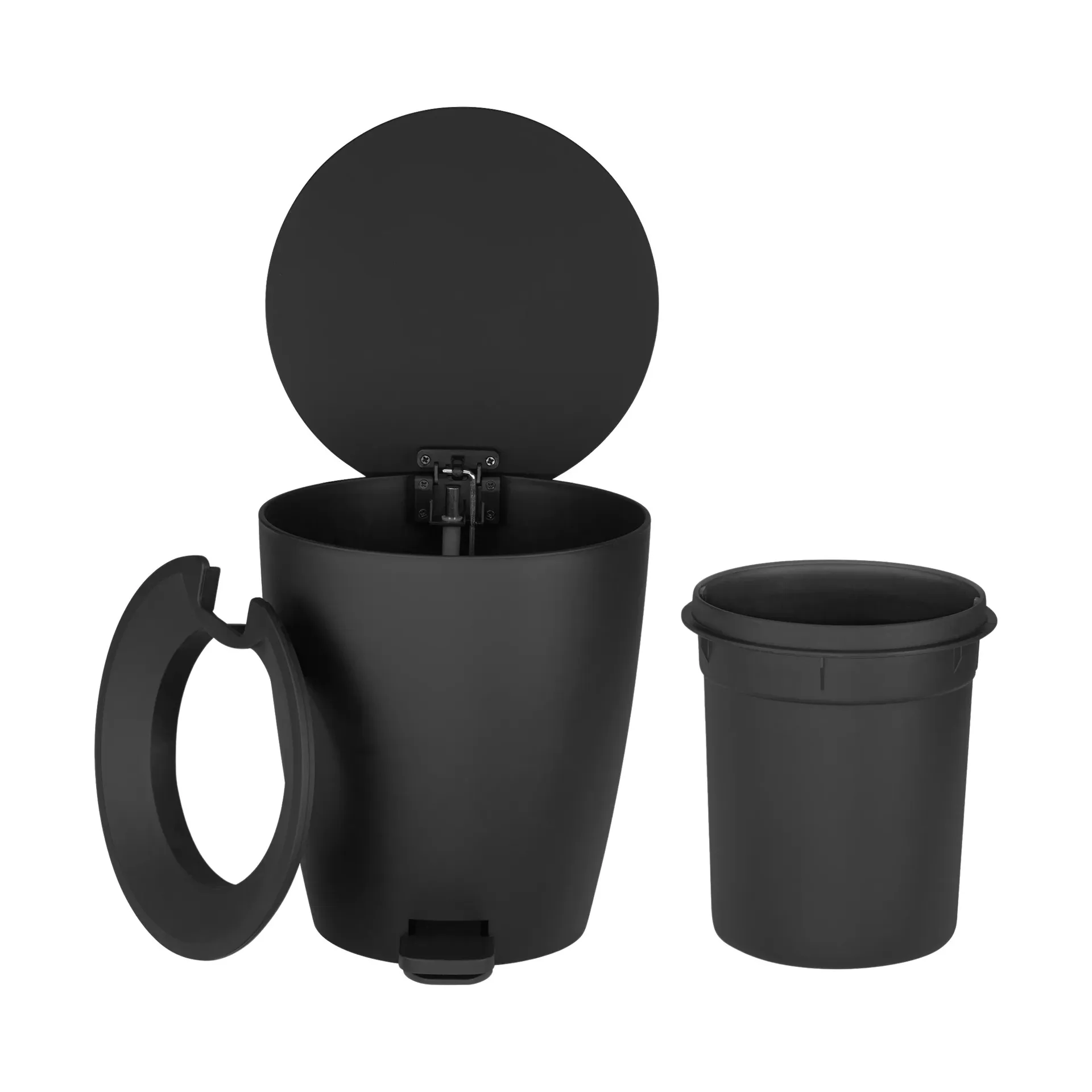 Ava pedalbøtte, Black, 3 l blomus