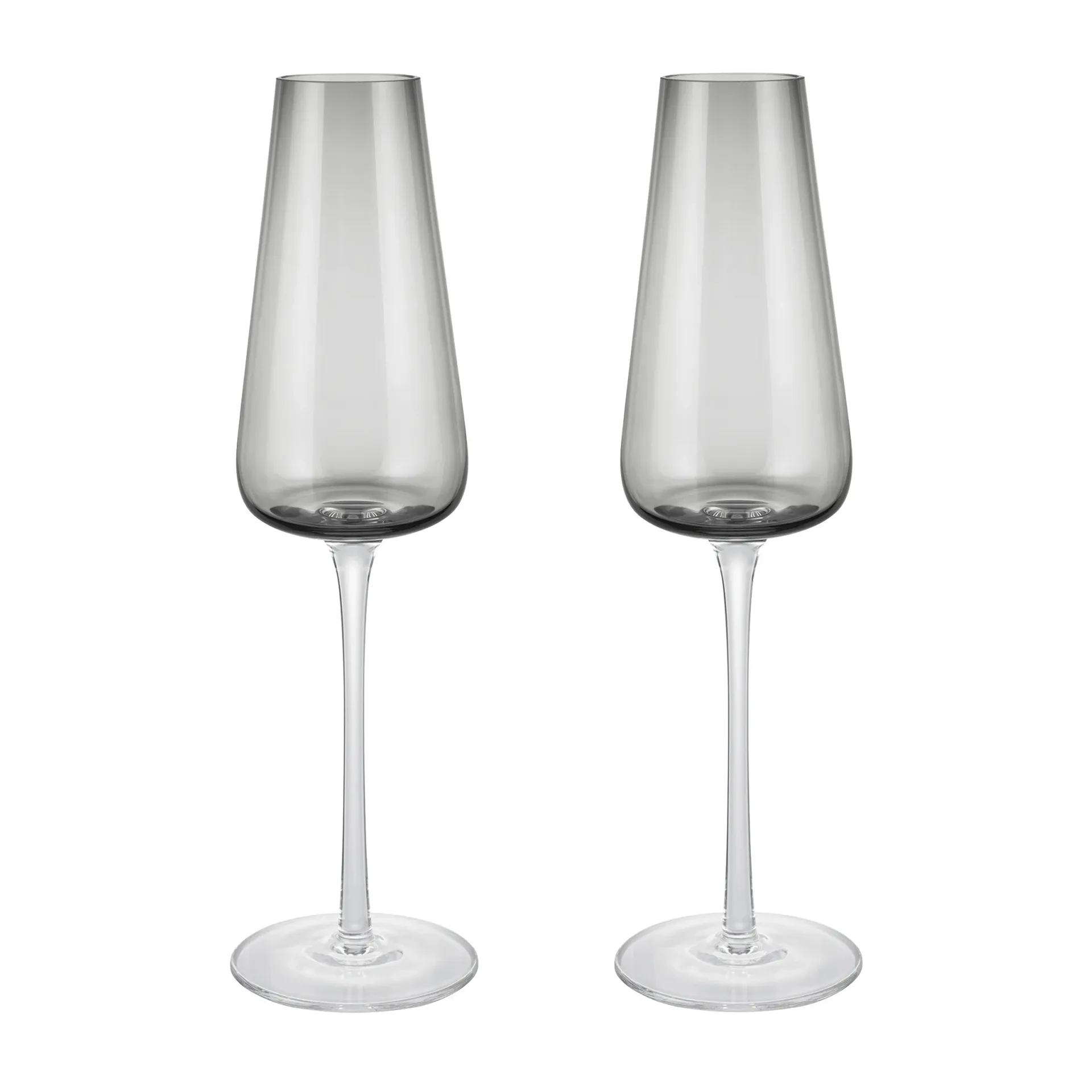 Belo champagneglass 20 cl 2-pakning, Smoke blomus