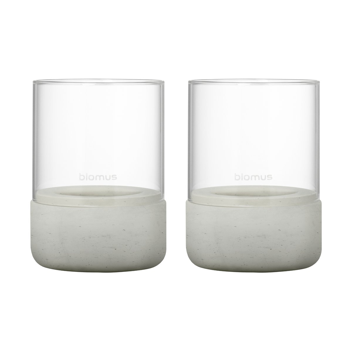blomus Calma Telysholder Ø 7 cm 2-pakning Light grey