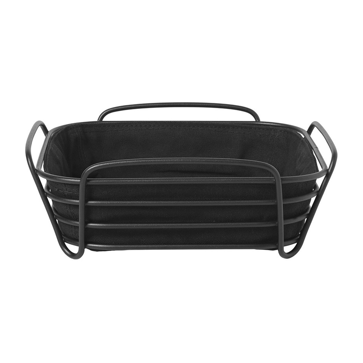 blomus Delara brdkurv 25 x 25 cm Sort | Skandinavisk Design | Brødkurver | Svart