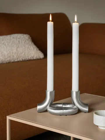 Doodle lysestake - Matt rustfritt stål - blomus