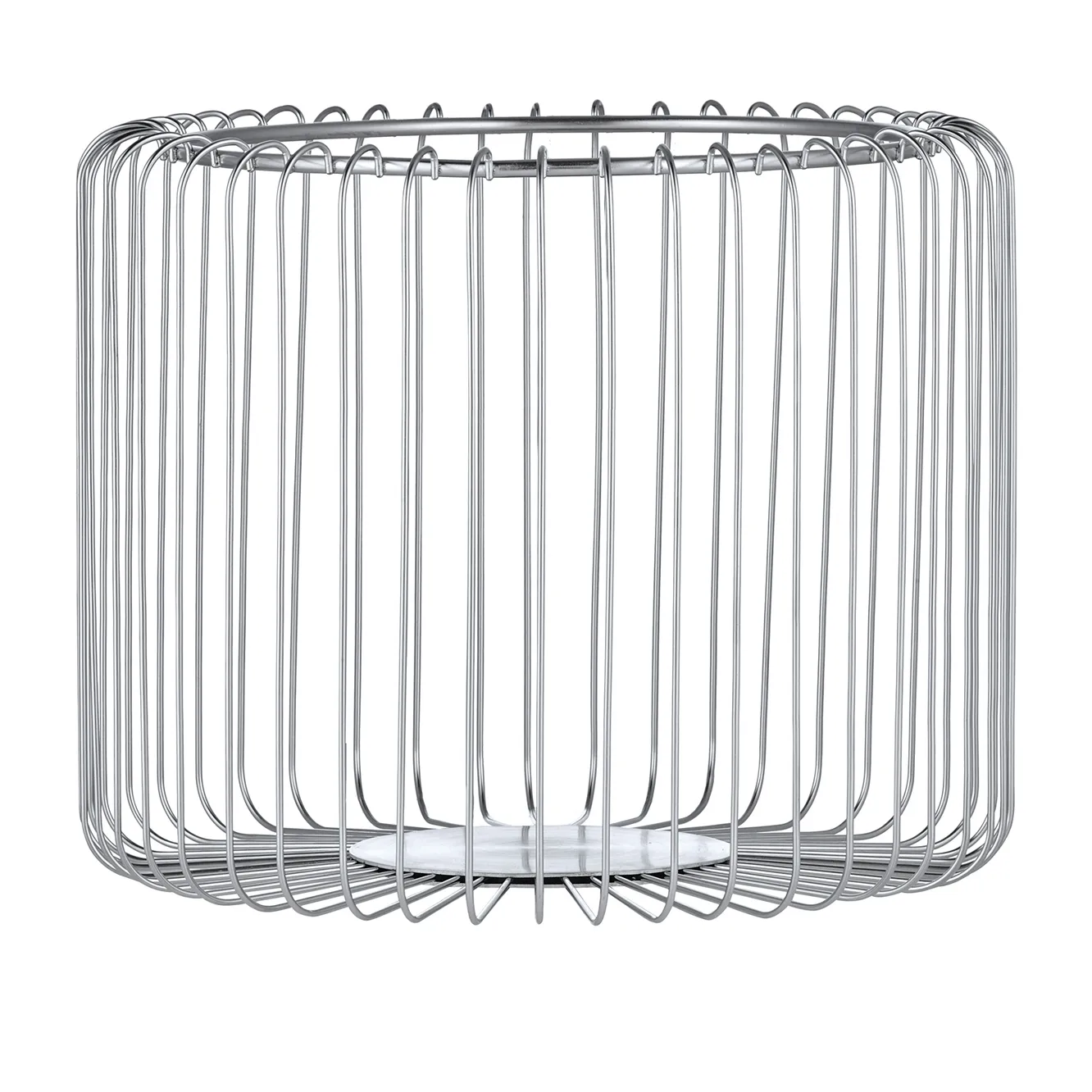 Estra trådkurv Ø 30 cm, Krom blomus