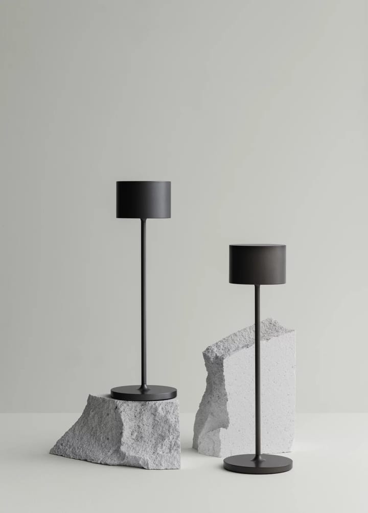 Farol mobil LED-lampe 33 cm, Burned Metal Blomus