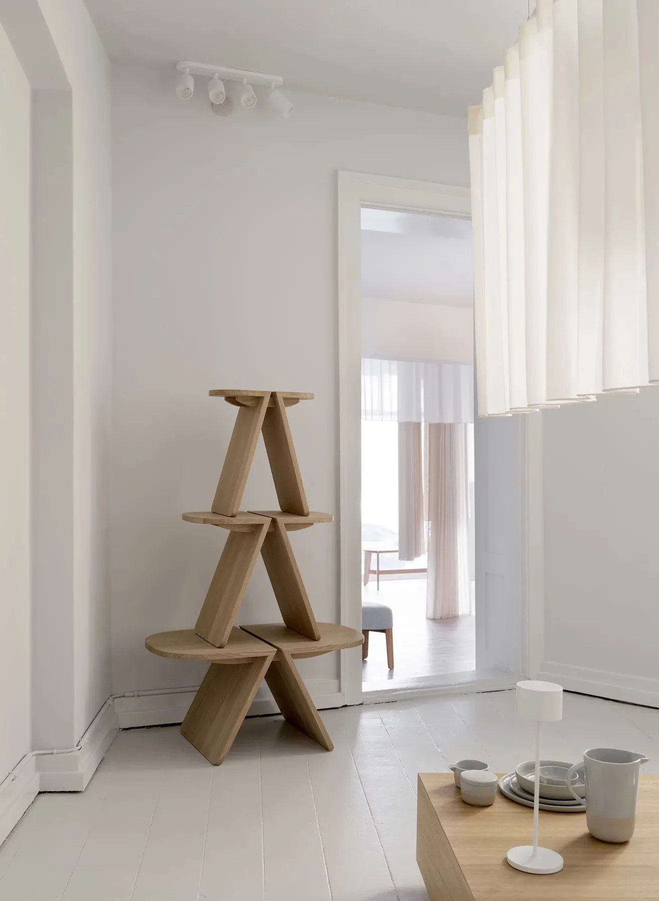 Farol mobil LED-lampe 33 cm, Burned Metal blomus