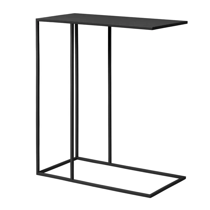 Fera sidebord 50x58 cm, Svart blomus