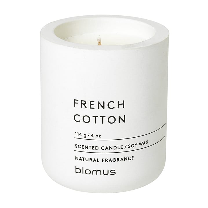 Fraga duftlys 24 timer - French Cotton-Lily White - blomus