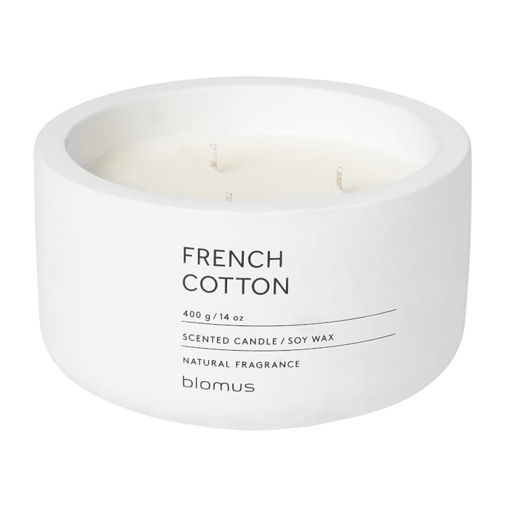 Fraga duftlys 25 timer, French Cotton-Lily White Blomus