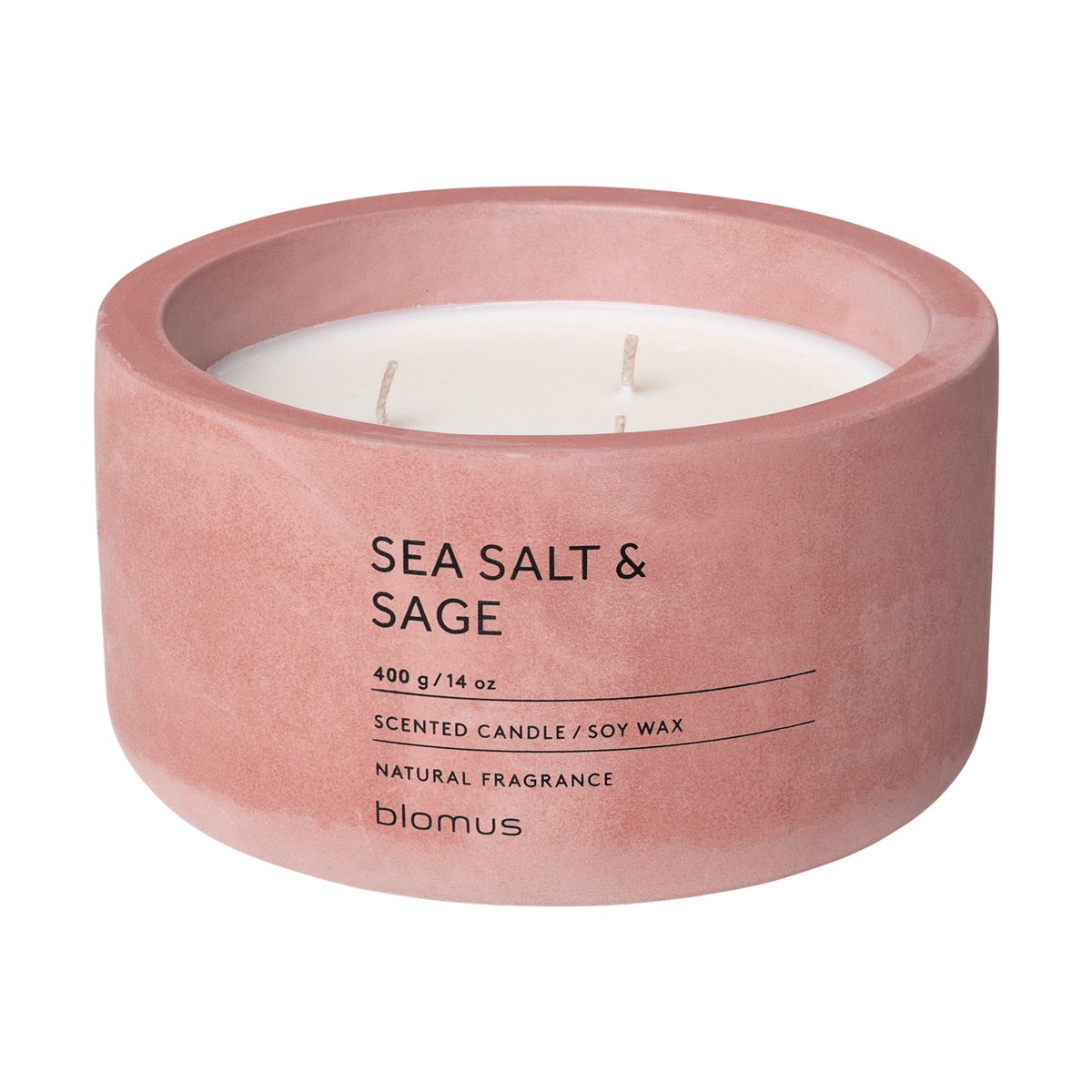 blomus Fraga duftlys 25 timer Sea salt & Sage-Withered Rose